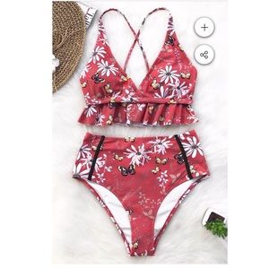HAPPY TOGETHER HIGH-WAISTED BIKINI SET